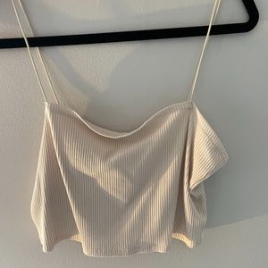 Light pink/beige H&M crop tank